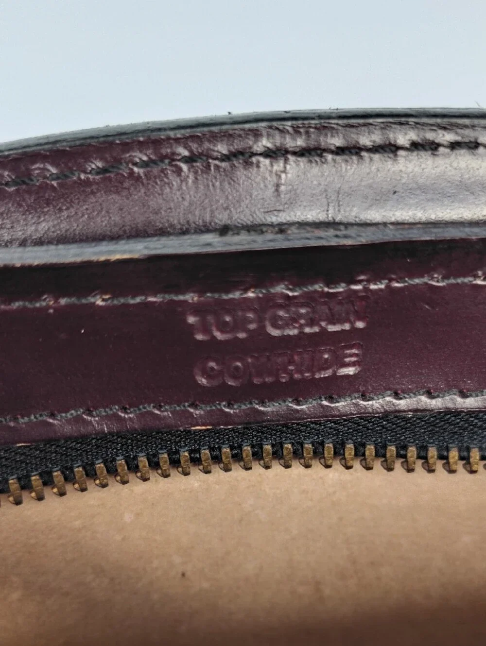 VTG Pegasus Leather Drop-Handle Briefcase Portfolio Oxblood - USA Made